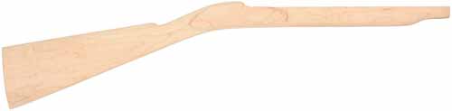 Stock, Hawken halfstock, pre shaped, non-inlet,
15/16" octagon barrel, plain maple
